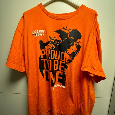 Max Verstappen Orange Army T-Skjorte XXXL