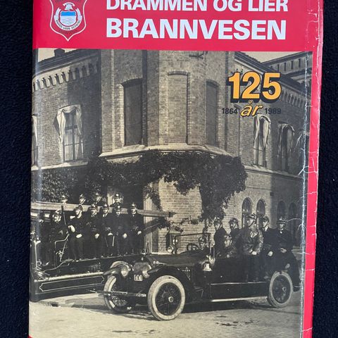 Drammen og Lier Brannvesen 125 år  - F. H. Schandy  signert