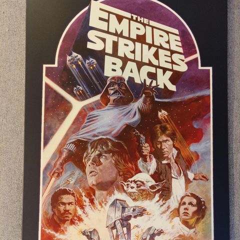 Star Wars: Empire Strikes Back displate (med 3stk nye magneter)