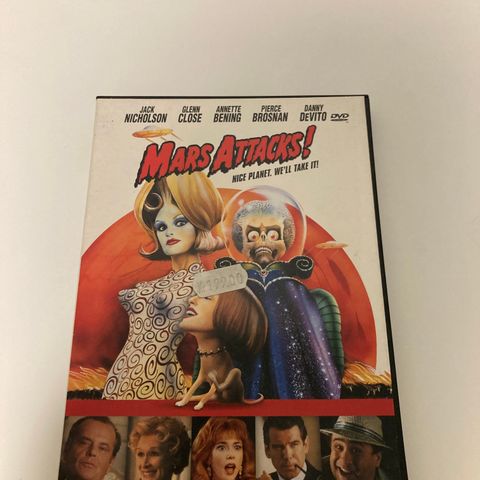 Mars Attacks DVD selges