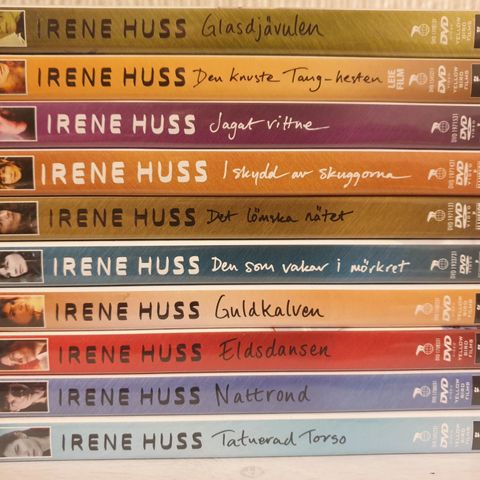 10stk Irene Huss dvd'er selges samlet kr 250,-