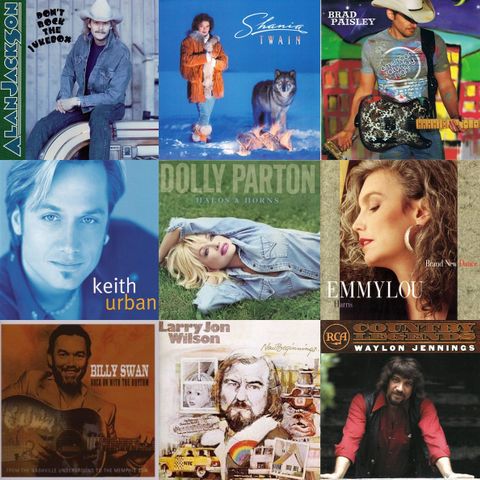 Utenlandske Artister på CD - B98 - mye Country Folk Dolly Parton Brad Paisley