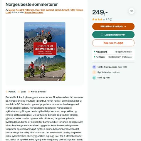 Norges beste sommerturer (ny og uest)