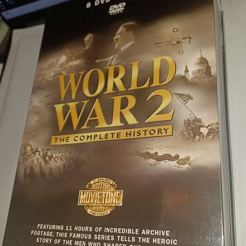 World war 2, the complete history, på dvd.