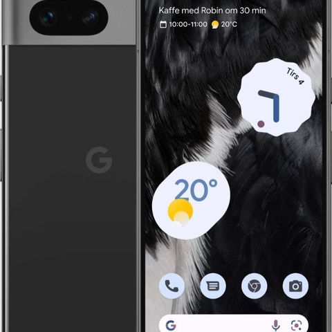 Google pixel 7 8/256 obsidian med deksel som ny