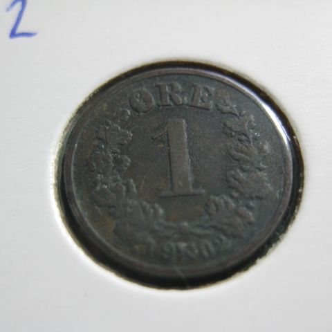 1 øre 1902 Oscar II kv 01