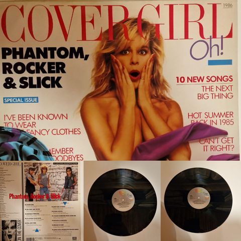 PHANTOM, ROCKER & SLICK / COVER GIRL 1986 - VINTAGE/RETRO LP-VINYL (ALBUM)
