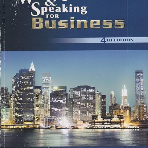 Writing & speaking for business