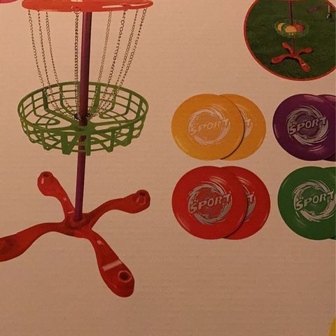 Frisbee golf set