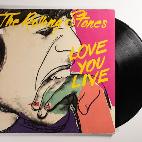 The Rolling Stones - Love You Live 1977 - VINTAGE/RETRO LP-VINYL DOBBEL  (ALBUM)