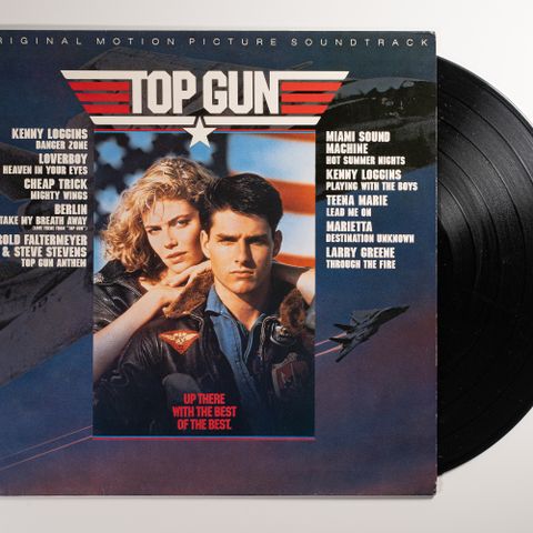 Top Gun - Original Motion Picture Soundtrack 1986 - VINTAGE/RETRO LP-VINYL