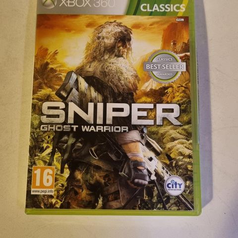 Xbox 360 spill , Sniper Ghost Warrior.