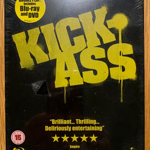 Kick-Ass limited Blu-ray steelbook edition (BD + DVD), ny i plast