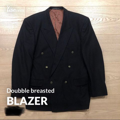 Vintage dobbelspent blazer
