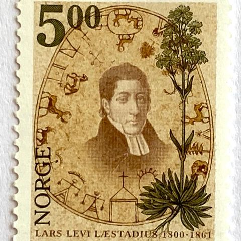 Norge 2000 Lars Levi Læstadius 200 år NK 1405 Postfrisk