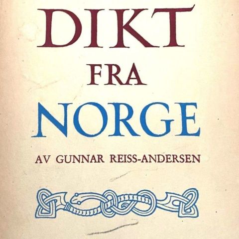 Gunnar Reiss-Andersen: "Kampdikt fra Norge 1940-1943"