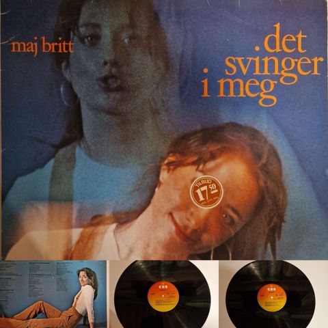 MAI BRITT / DET SVINGER I MEG 1978 - VINTAGE  /RETRO LP-VINYL (ALBUM)