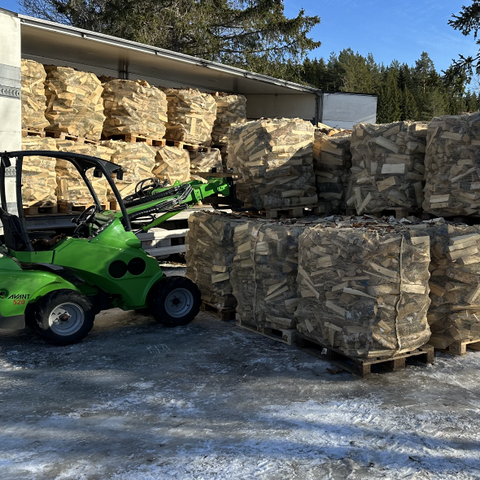 🔥Norsk tørr bjørk, gran og furu 60-1000liter🔥