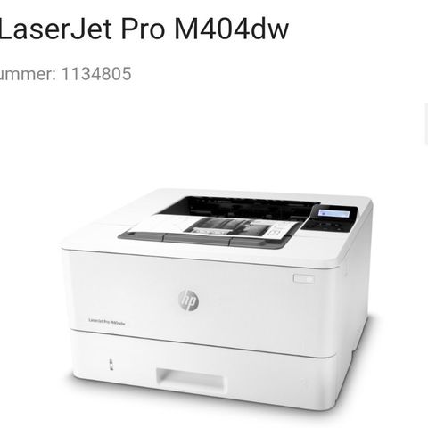 HP laser skriver selges