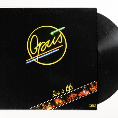 Opus - Live is Life 1984 - VINTAGE/RETRO LP-VINYL (ALBUM)