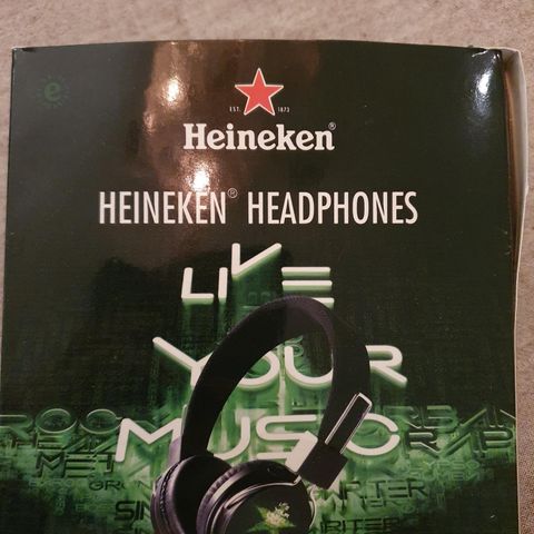 Tøffe Heineken headphones