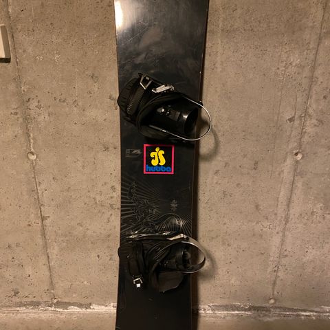 Snowboard og snowboardbag
