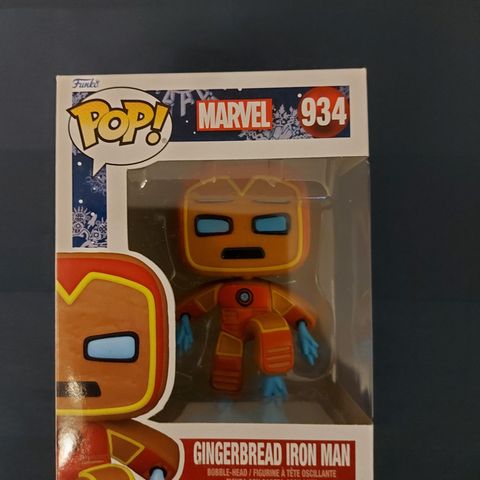 Gingerbread Iron-Man FUNKO POP selges!