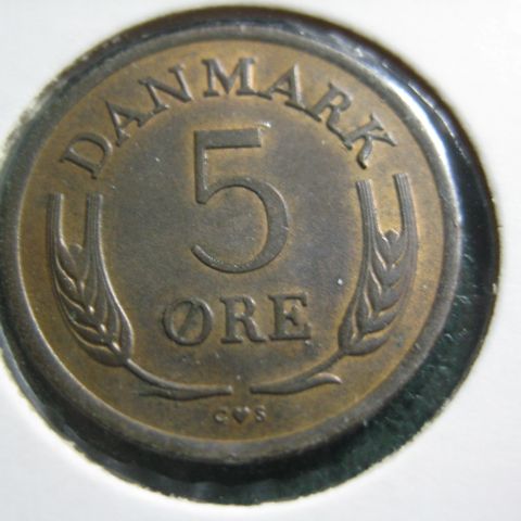 5 øre Danmark 1962 kv 0