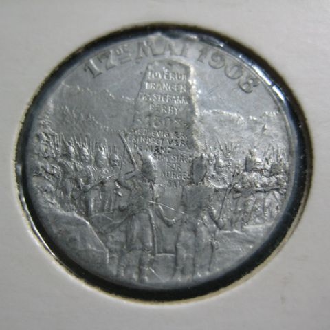 17.Mai medaljen 1908  Eidsvoll