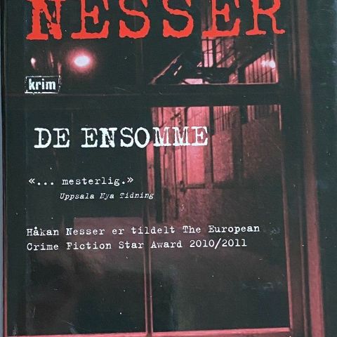 Håkan Nesser: "De ensomme"