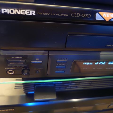 Pioneer CD-Audio e Video / Laser Disc Player CLD-1850