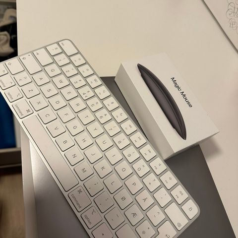 Apple Magic mouse og tastatur