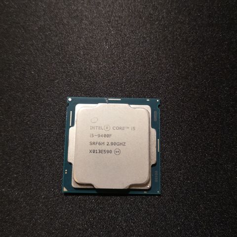 Intel 9400f med cpu kjøler