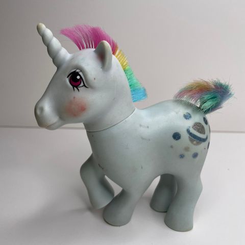 Vintage My Little Pony 1983 Hasbro Blå (Klipt)