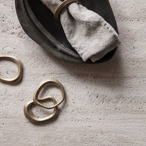 Ferm Living Flow Napkin Rings  /  SERVIETTRINGER