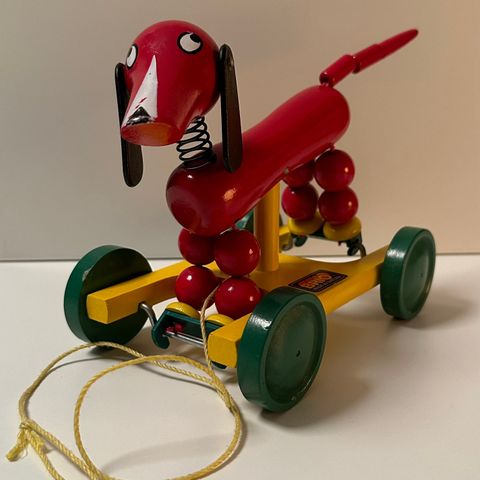 Vintage Brio hund draleke