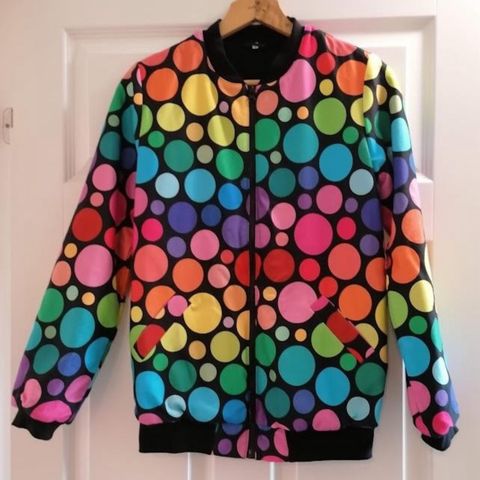 Rainbow bomberjacket str XS