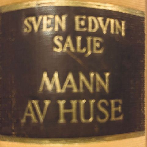 Sven Edvin Salje: "Mann av huse". Historisk roman