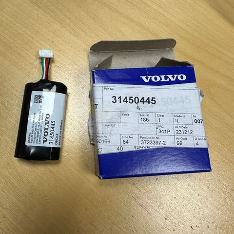 Lithium batteri til Volvo On Call 31450445