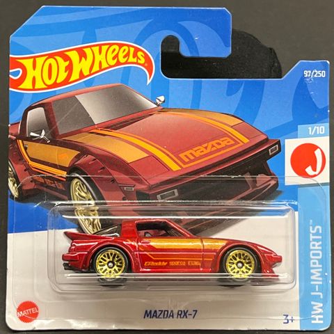 Hot Wheels Mazda RX-7 - HW J-IMPORTS - HCX24