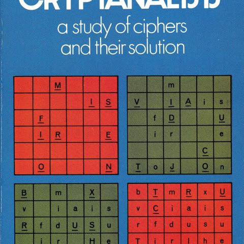 Helen Fouche Gaines - Cryptanalysis - A study of ciphers and their solution