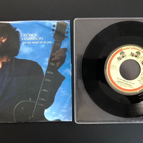 GEORGE HARRISON Got My Mind Set On You - Vinyl single (7" 45rpm) TOPP STAND