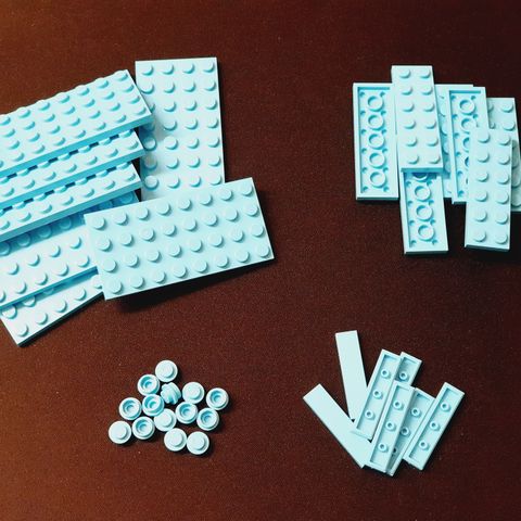 LEGO Diverse brikker - Medium Azure (nye)