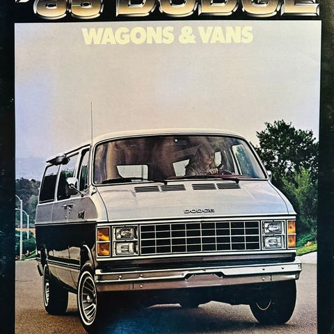 Brosjyre av Dodge Wagon & Vans - 1985