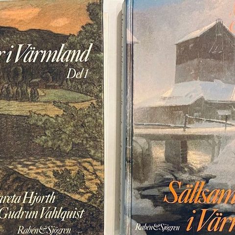 Margareta Hjorth og Gudrun Vahlquist: "Sällsamheter i Värmland". Del  1 og 2"