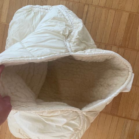 Ullpose laget av ull varmeteppe
