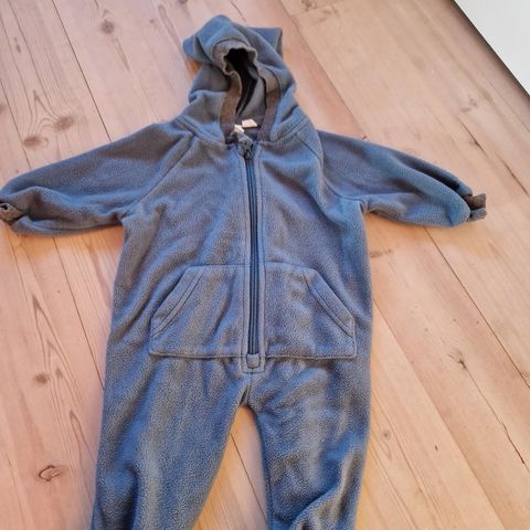 Overall i fleece str. 62 / 68