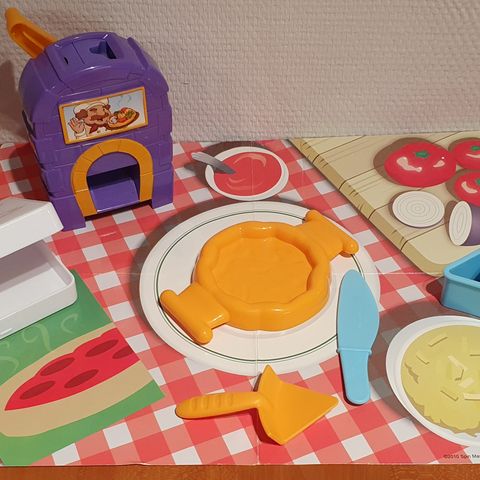 Moon Dough Pan Pizza Playset - uten kitt!