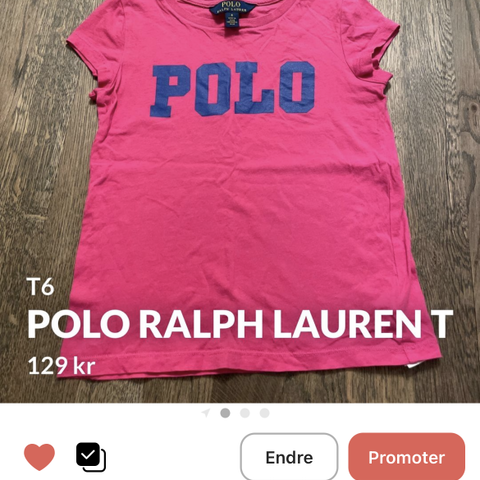 Polo Ralph lauren Str 6 . Topp t-skjorte