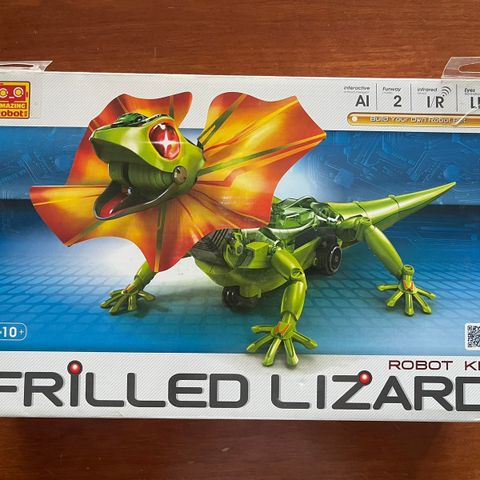 Ny/uåpnet Frilled Lizard Robot